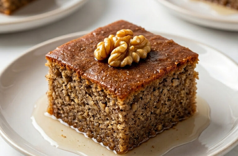 Sočni Kolač sa Orasima: Tradicionalni zaliveni desert koji se topi u ustima