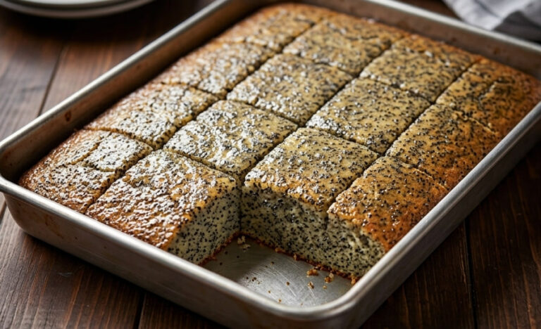 Savršeni Sočni Kolač Sa Makom – Brzi Starinski Desert Na Čaše