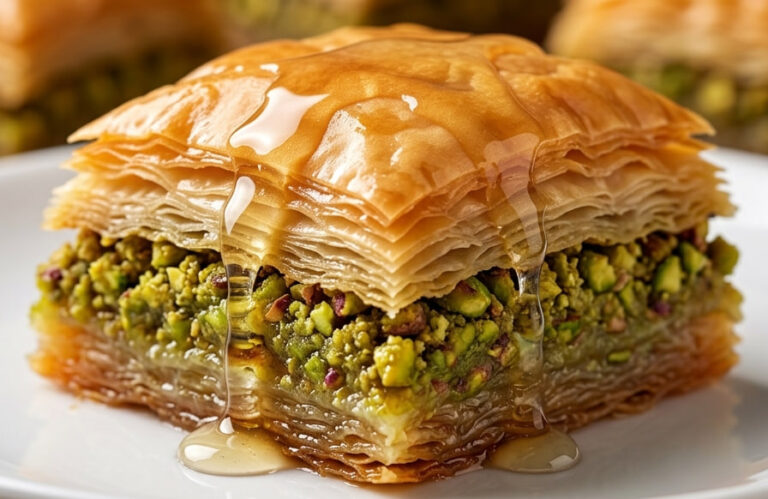 Vrhunska Baklava Sa Pistaćima – Raskošni Orijentalni Desert