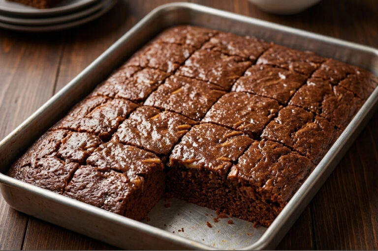 Sočni Kolač Sa Rogačem i Jabukama – Brzi Starinski Desert