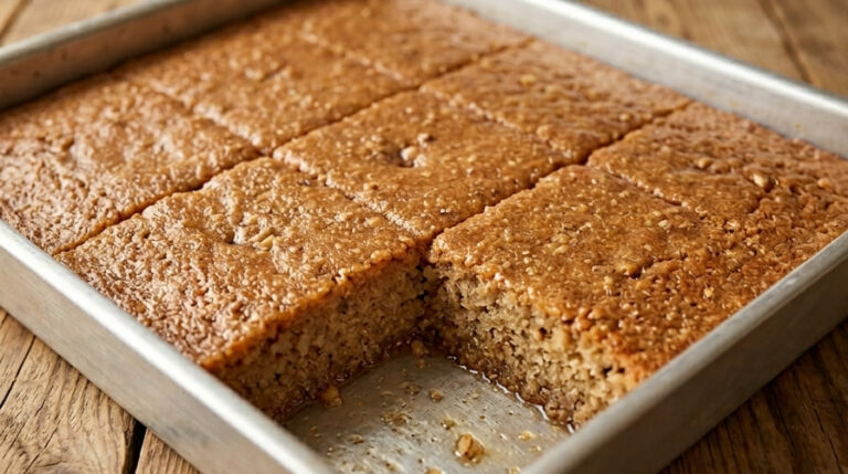 Sočni Kolač sa Orasima: Brzi starinski desert preliven agdom