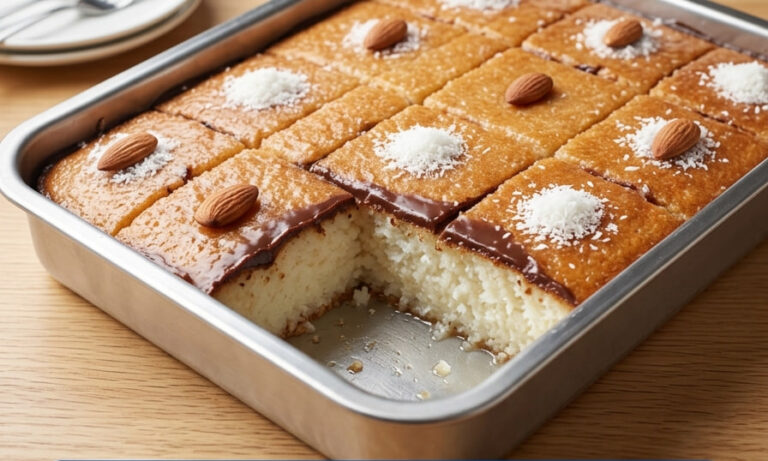 Sočni Kokos Kolač Sa Grizom – Zaliveni Desert Na Šolje