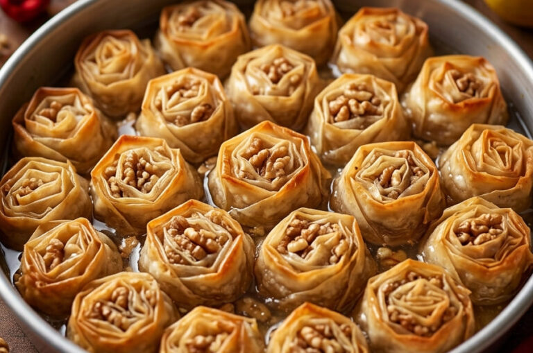 Najbolji Recept za Ružice sa Orasima: Tradicionalna Baklava u Obliku Ruže