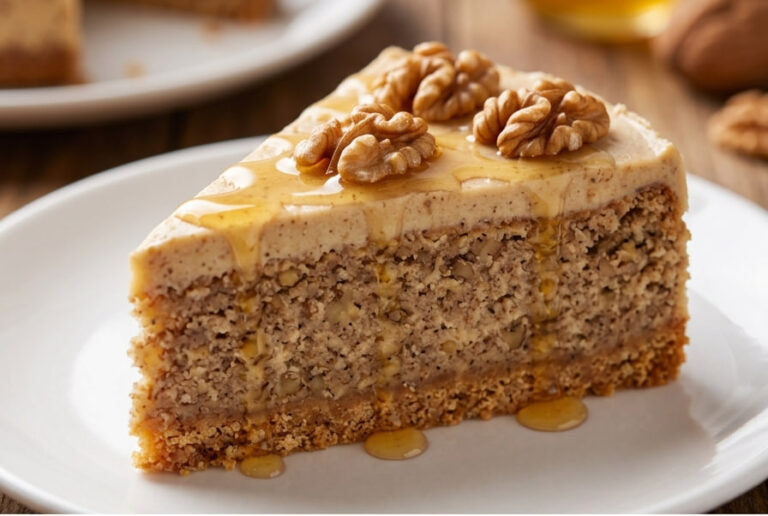 Medena Orah Torta Bez Pečenja: Raskošni kremasti desert gotov za pola sata