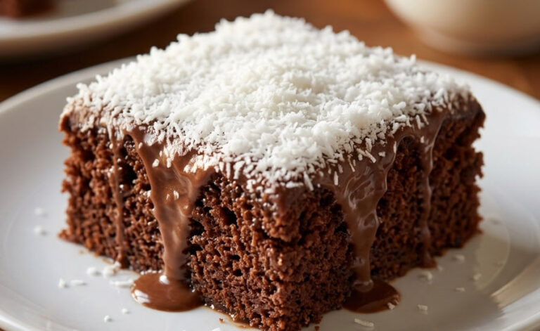 Najbolji Recept za Mokri Kolač sa Kokosom: Sočna Čokoladna Fantazija