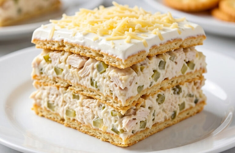 Pileća Slana Torta: Savršeno kremasto predjelo od krekera i belog mesa