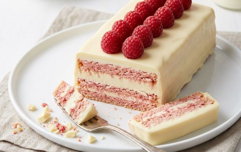 Najbolji Recept za Belu Tortu sa Malinama: Raskošna Vekna bez Pečenja