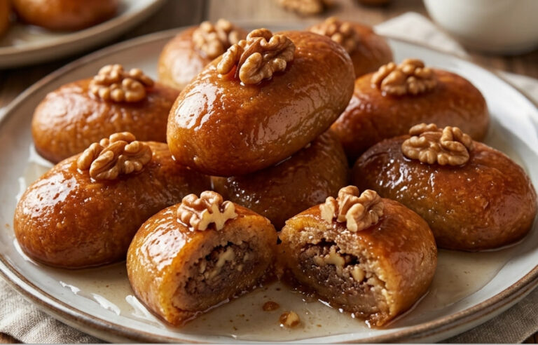 Starinske Hurmašice Punjene Orasima – Savršen Tradicionalni Zaliveni Desert