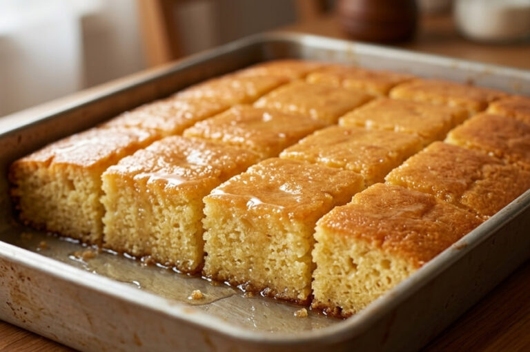 Starinska Ravanija – Tradicionalni Sočni Kolač Sa Grizom