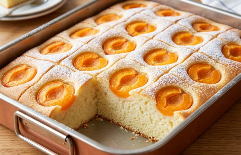 Kolač Sa Kajsijama – Brzi Voćni Desert Iz Pleha Na Čaše