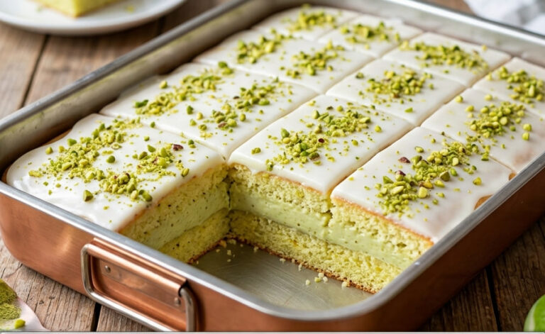 Pistaći I Limun Kolač – Osvežavajući Brzi Desert Iz Pleha