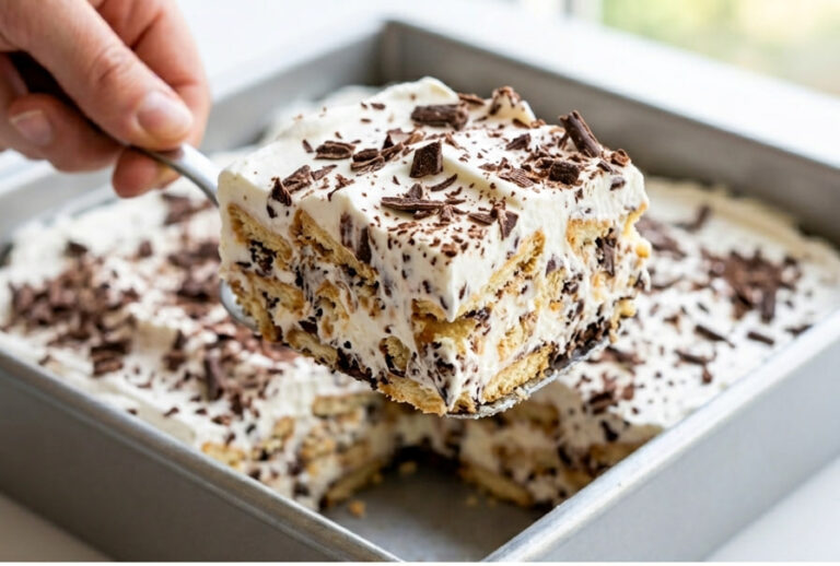 Brza Straćatela Torta: Kremasti desert sa komadićima čokolade gotov za 15 minuta