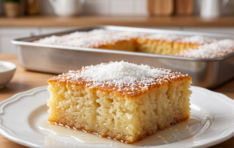 Najbolji Recept za Sočnu Kokos Ravaniju: Tropski Zaliveni Kolač