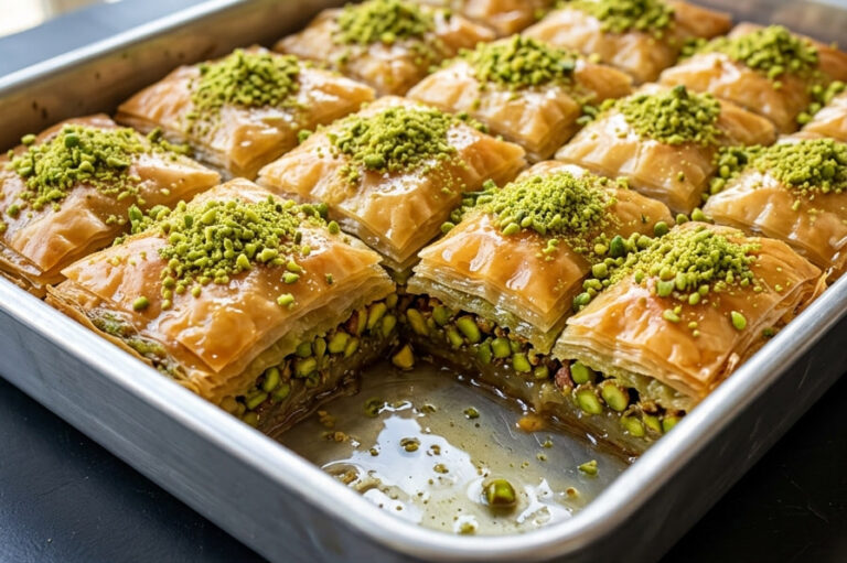 Baklava Sa Pistaćima – Kraljica Orijentalnih Zalivenih Deserta