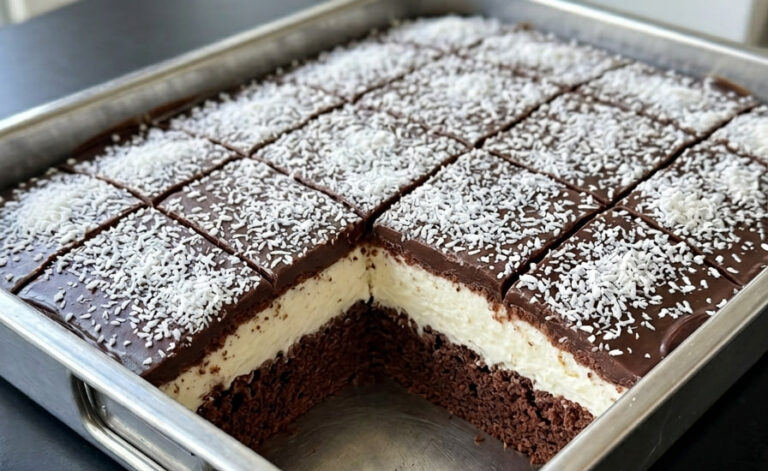 Ruske Kape Iz Pleha – Brzi Kremasti Desert Sa Kokosom I Čokoladom