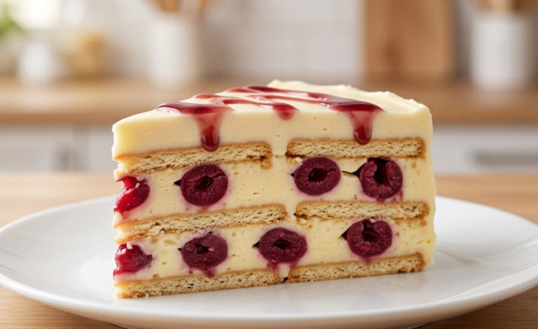 Najbolji Recept za Keks Tortu sa Višnjama: Brzi Voćni Desert