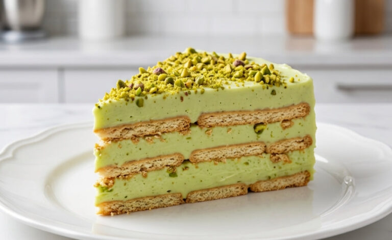 Najbolji Recept za Keks Tortu sa Pistaćima: Raskošan Nepečeni Desert