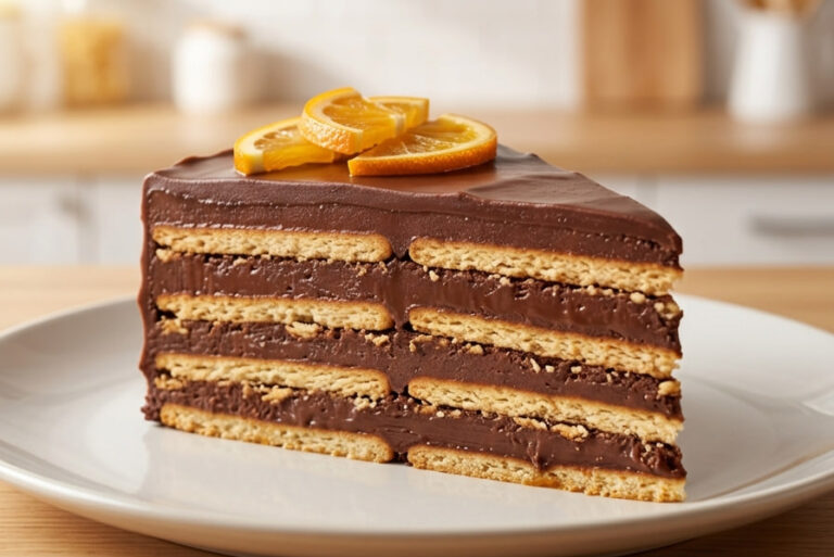 Najbolji Recept za Čoko Narandža Keks Tortu: Osvežavajući Desert