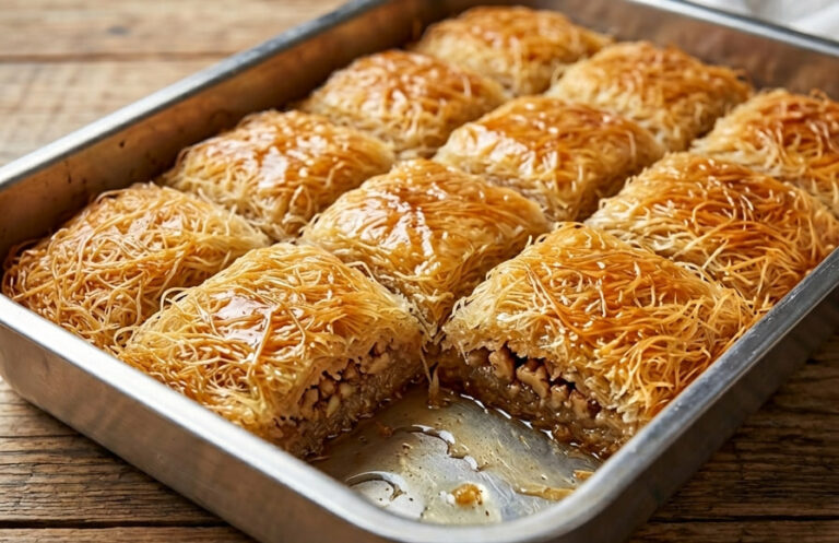 Domaći Kadaif – Savršen Orijentalni Zaliveni Desert