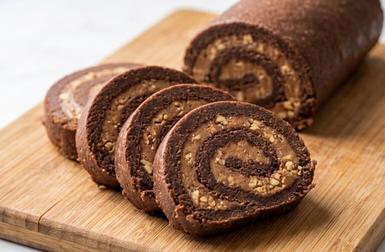 Ferero Rolat Bez Pečenja: Brzi čokoladni desert sa lešnicima