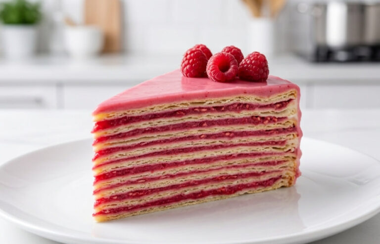 Najbolji Recept za Rozen Tortu sa Malinama: Slojeviti Voćni Desert
