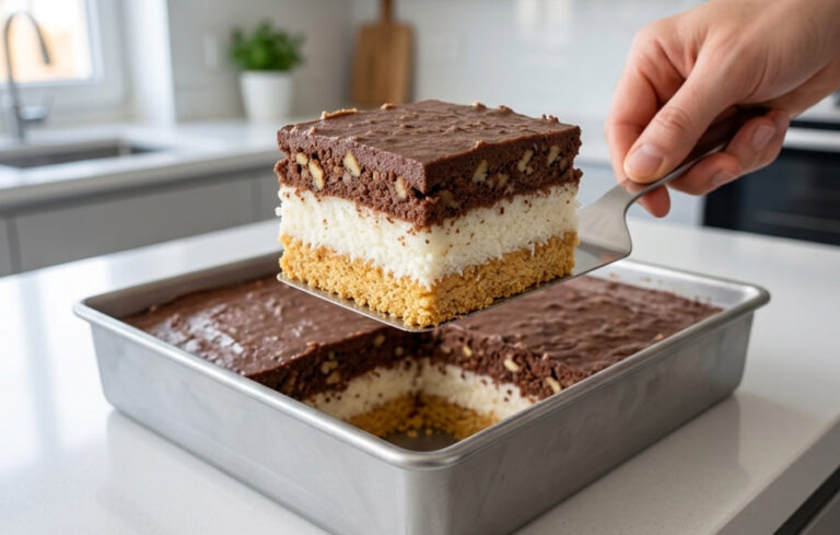 Pesak Torta – Najkremastiji Desert U Tri Sloja Bez Pečenja