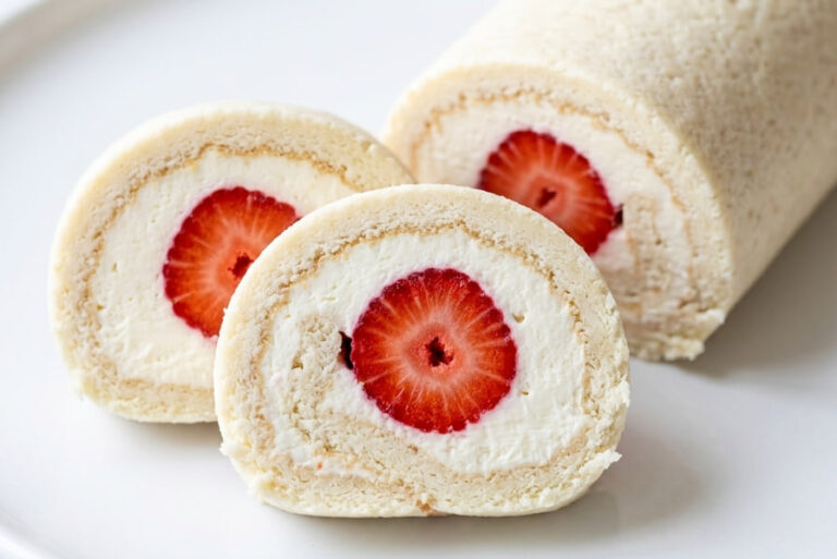 Brzi Rolat sa Jagodama: Nepečeni prolećni desert gotov za 15 minuta