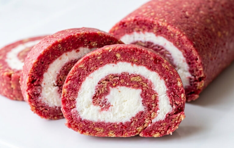 Roze Rolat sa Malinama: Nepečeni voćni desert predivnog izgleda