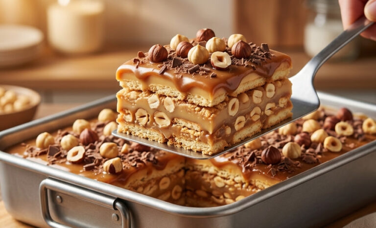 Najbolji Recept za Brza Karamel i Lešnik Torta: Kremasti Užitak Bez Pečenja