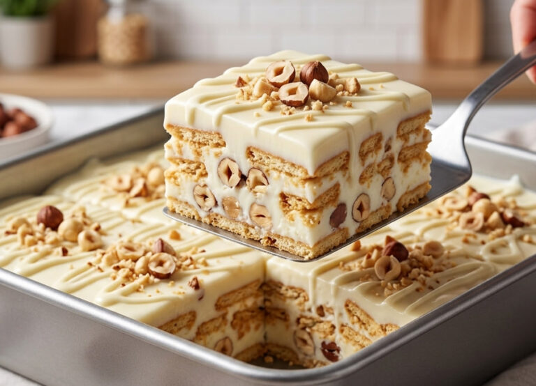 Najbolji Recept za Bela Čokolada i Lešnik Tortu: Savršen Kremasti Desert