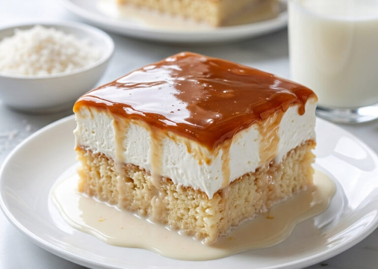Brzi No-Bake Trileće – Najsočniji Karamel Desert Bez Pečenja