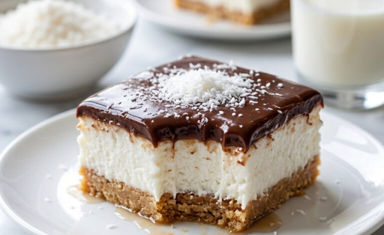 No-Bake Bounty Kolač – Najbolji Čokoladni Desert Sa Kokosom Bez Pečenja