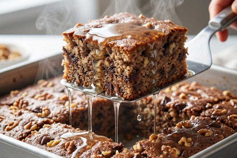 Sočni Kolač sa Orasima i Čokoladom: Brzi zaliveni desert na šolje