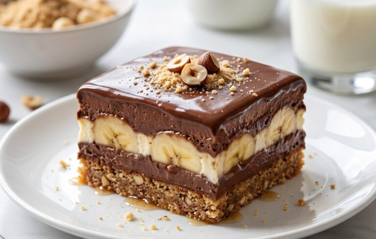 Brza Banana Torta – Neodoljivi Kremasti Desert Sa Nutelom Bez Pečenja