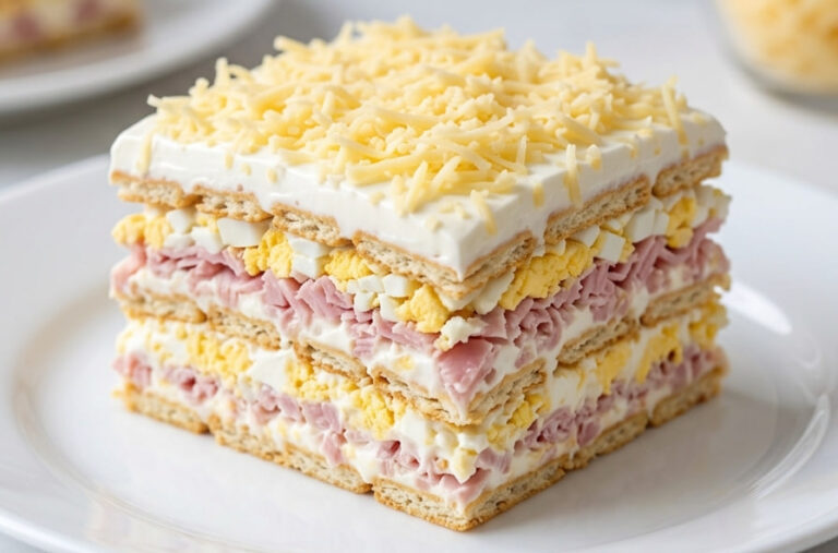 Slana Torta od Krekera: Brzo i raskošno predjelo bez pečenja