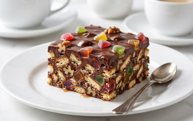 Kasato Kocka Sa Keksom – Šareni Čokoladni Desert Bez Pečenja