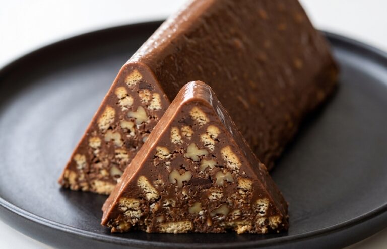 Brzi Čokoladni Trougao sa Orasima: No-Bake Kolač Savršenog Izgleda