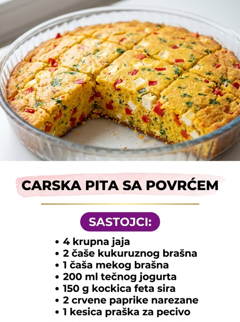 Najbolji Recept za Carsku Pitu sa Povrćem: Sočna i Šarena Španska Pita