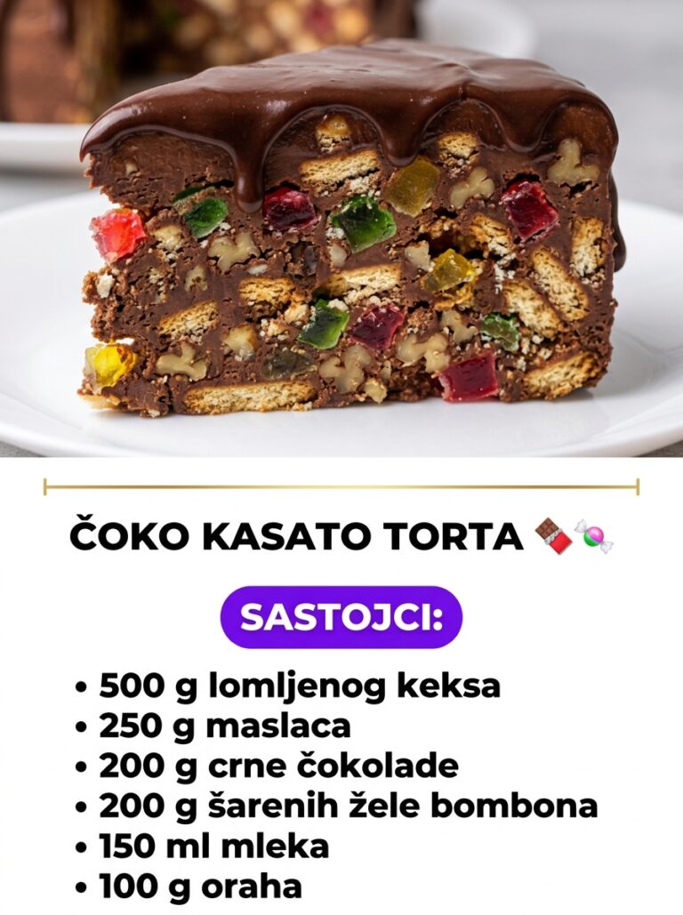 Najbolji Recept za Čoko Kasato Tortu: Brzi Desert Bez Pečenja