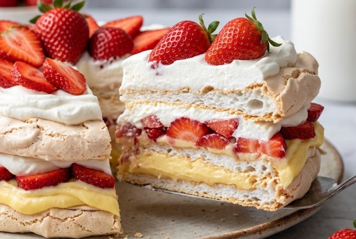 Savršena Torta Ledeni Vetar sa Jagodama | Originalni Recept