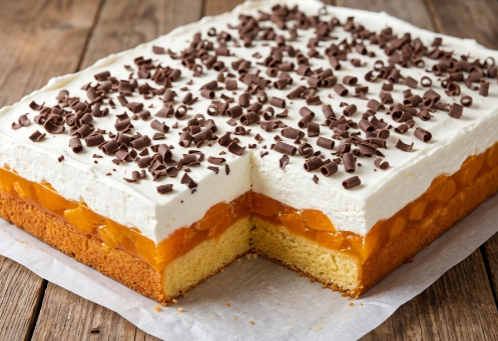 Najbolji Recept za Kajsija Krem Kocke: Osvežavajući Voćni Desert