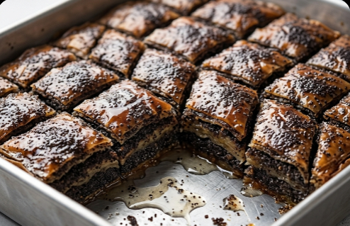 Baklava sa Makom: Starinski zaliveni kolač bogatog ukusa