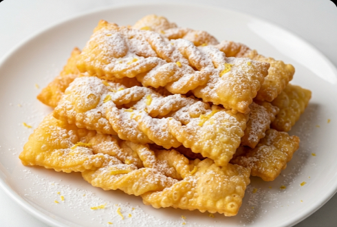 Hrskave Domaće Kroštule sa Limunom: Tradicionalni Starinski Recept