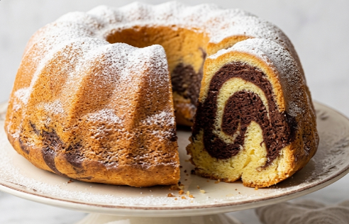Najbolji Recept za Mramorni Kuglof: Mekani Starinski Kolač