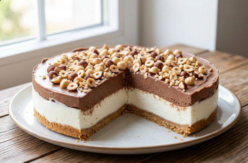 Nepečena Milka Torta: Dvoslojni čokoladni desert koji se topi u ustima