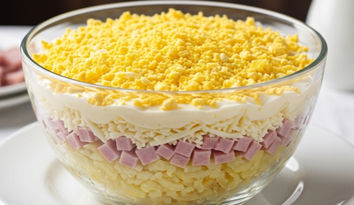 Najbolji Recept za Mimoza Salatu: Kremasta i Slojevita