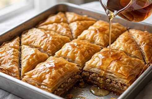 Domaća Baklava Najbolji Recept za Tradicionalni Zaliveni Desert