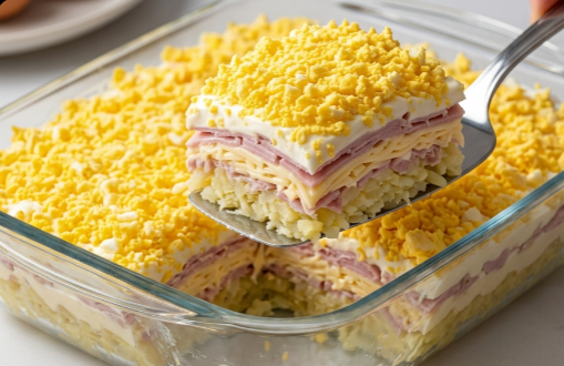 Najbolji Recept za Mimoza Salatu: Kremasto Slojevito Savršenstvo