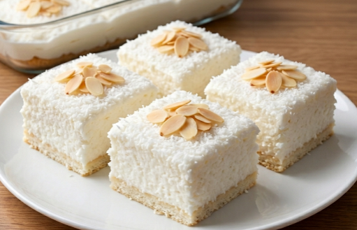 Najbolji Recept za Kokos Kocke: Brzi Kremasti Kolač Bez Pečenja