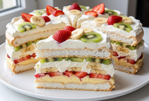 Ledeni Vetar sa Voćem: Raskošna torta koja obara sa nogu
